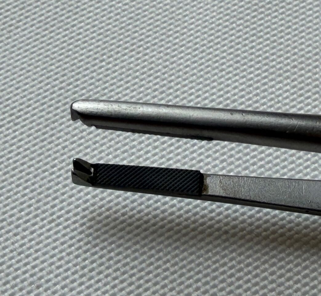 W. LORENZ 51-9790 Tissue Forceps Power Pads 1x2 Teeth 7" (18cm) General Surgery — photo 4