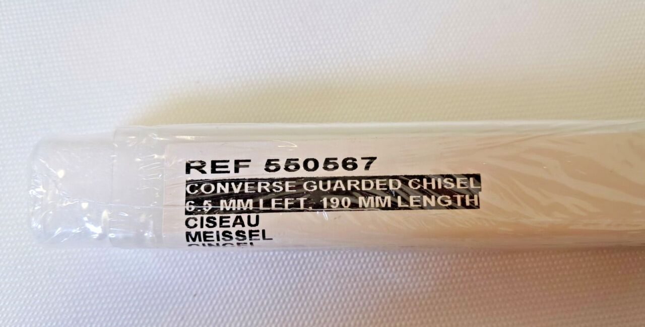 GYRUS 550567 Converse Guarded Chisel 6.5mm Left 190mm Length — photo 7