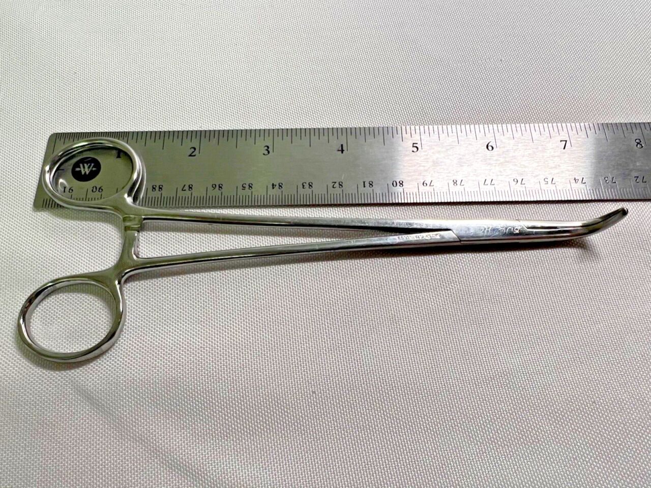 SKLAR  Short Curved Hemostatic Forceps 7" w/ Longitudinally Grooved Jaws — photo 5
