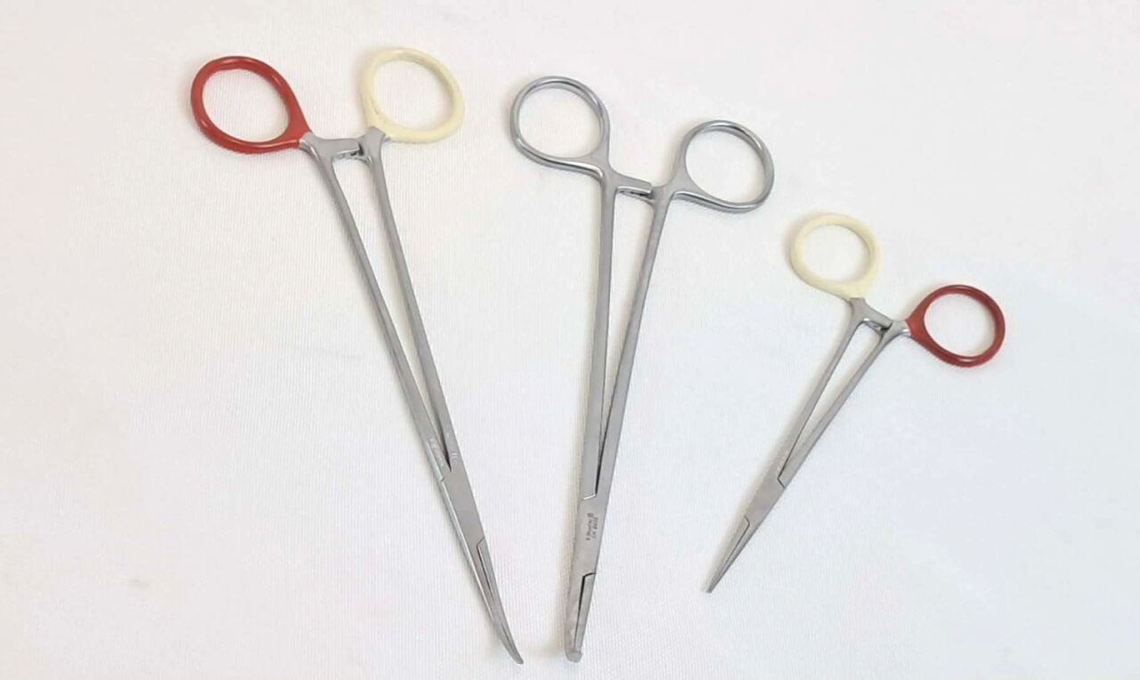 V. MUELLER CH8620 CH8622 CH8608 Jacobson Hemostatic Delicate Forceps Set 3pc