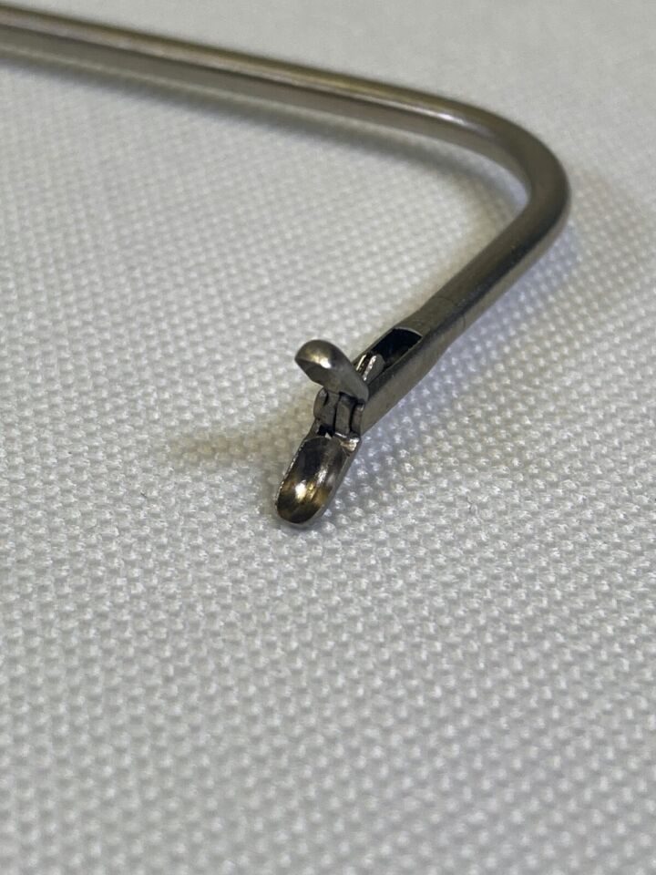 R. WOLF 8211.195 Double Spoon Forceps 100deg Upward Curve Small Horizontal Jaw — photo 6