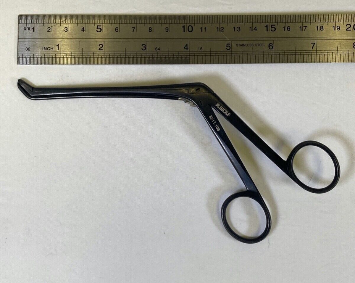 R. WOLF 8211.103 Weil Blakesley 45deg Up Jaw Size 1 w/ Suction Channel 110mm — photo 8