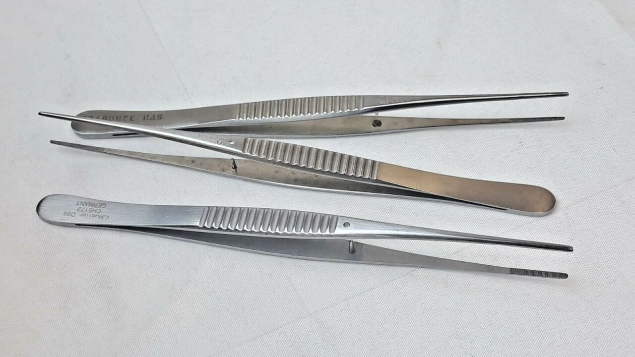 V. MUELLER CH5172 Potts-Smith Dressing Forceps, Lot of 3 — photo 2