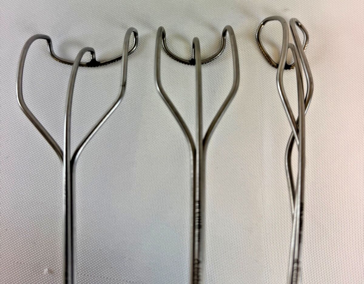 PILLING WECK 35-1790 Set of 3 Cooley Mitral Valve Retractor Set Cardio Thoracic — photo 3