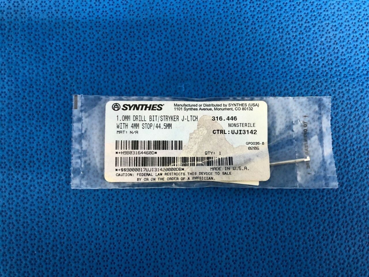SYNTHES 316.446 Drill Bit