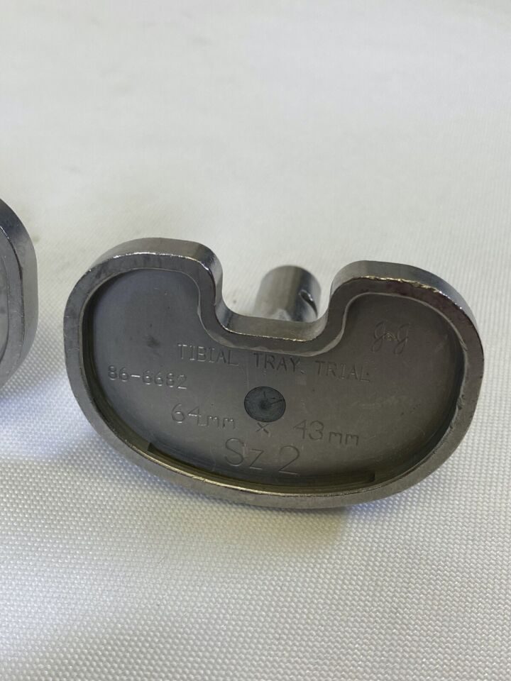JJ Sizes 2-6 Tibial Keel Punch Handle & Trial Sizers Set of 7 — photo 8