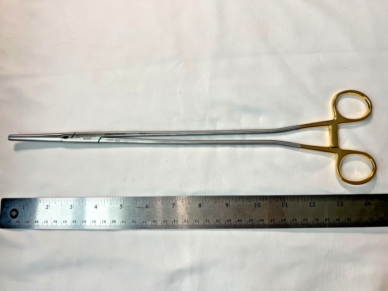 SYMMETRY SURGICAL 52-9996 Zep Hysterectomy Forceps Straight 14" Length OBGYN — photo 6