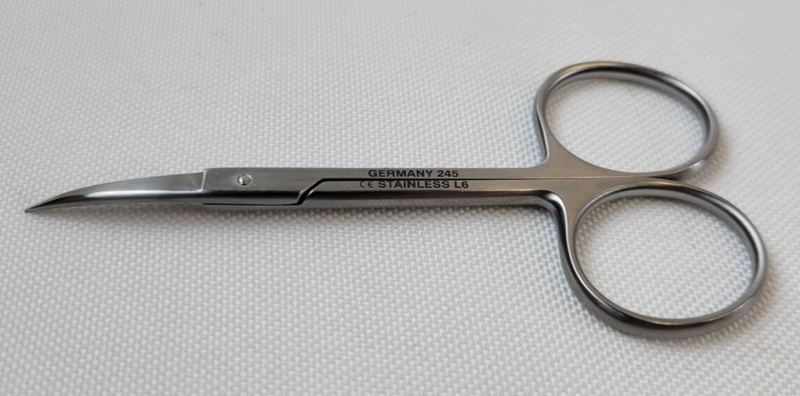PILLING 423430 Miniature Eye Scissors Curved Blades 3-1/2" Ophthalmic — photo 5