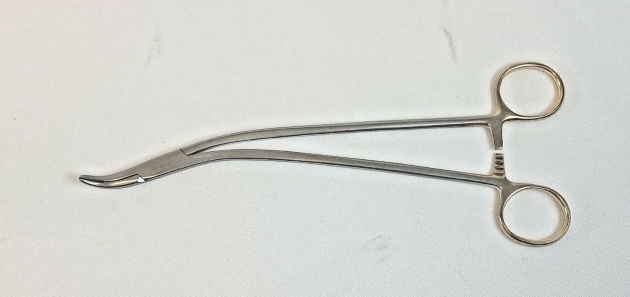 CODMAN 455-5511 Stratte Needle Holder 9" TC Tungsten Carbide Curved Diamond Jaw — photo 5