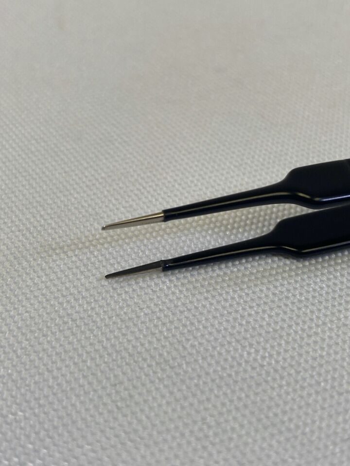 ELLMAN ACBF-010 Bipolar McPherson Non Stick Forceps 0.5mm Tip x 3.5" Straight — photo 6