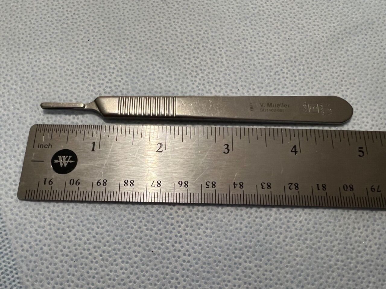V. MUELLER SU1403-001 Surgical Knife Handle Size #3, 5" Length — photo 5