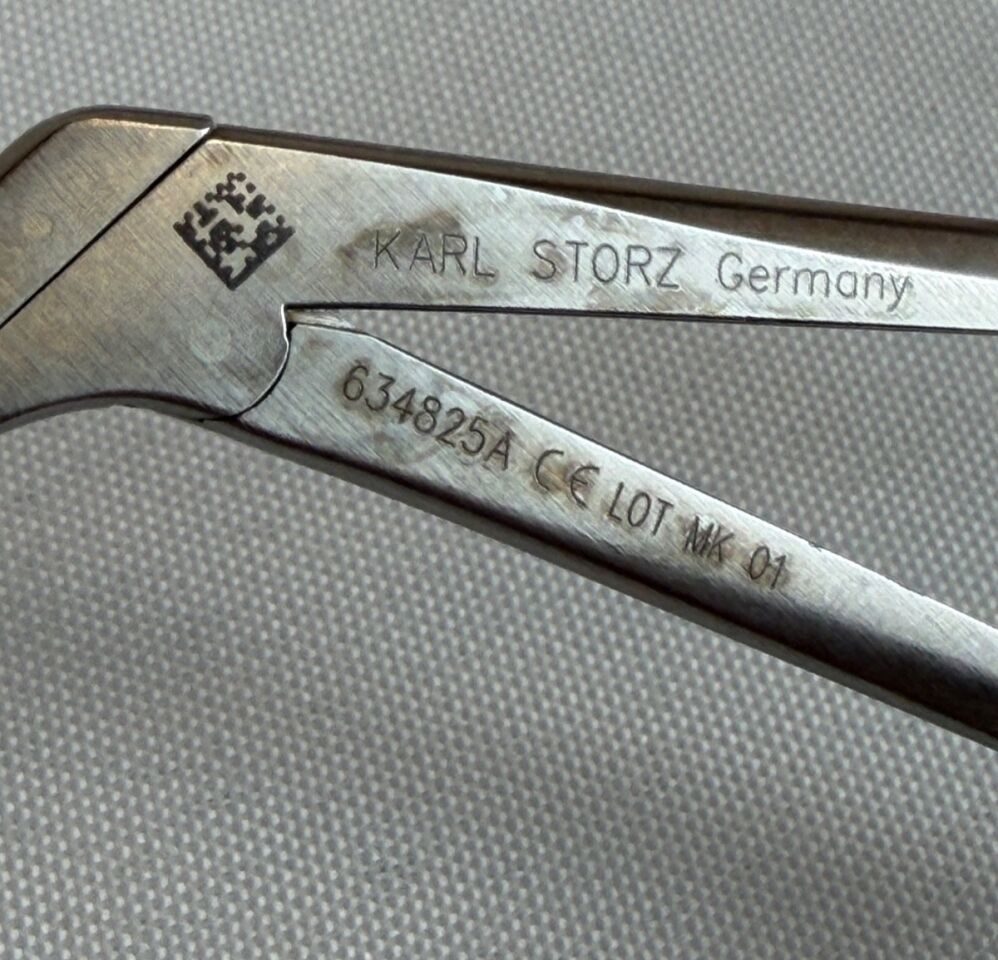 KARL STORZ 634825A Strümpel Biopsy Forceps 2.5mm x 45° Up Bite 12 .5cm Long ENT — photo 2