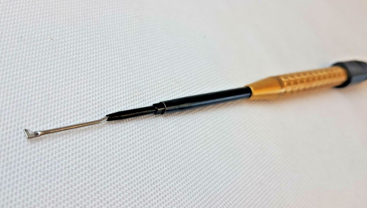 AESCULAP FD114D Retro Blade Copper Colored 60deg Length 205mm — photo 5