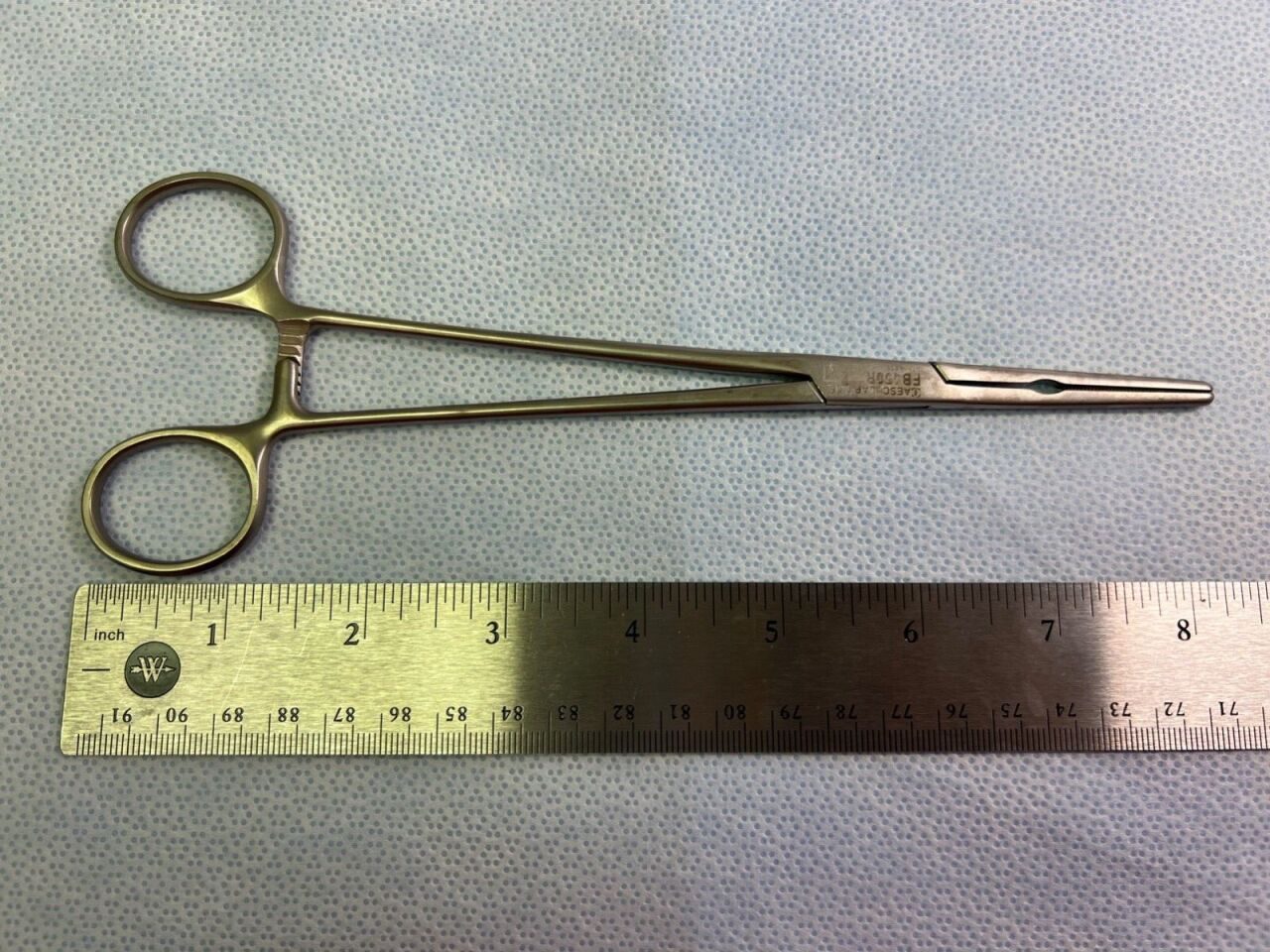 AESCULAP FB450R DeBakey Atraumatic Patent-Ductus Clamp Straight 8-1/4" — photo 4