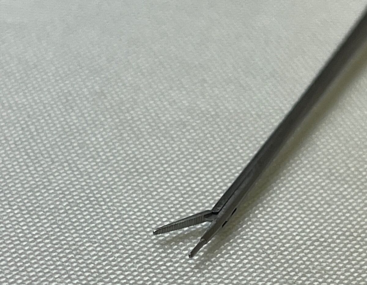 KARL STORZ N0551 Leivers Vent Tube Introducer Forceps Delicate Jaw 2.5mm Rod — photo 4