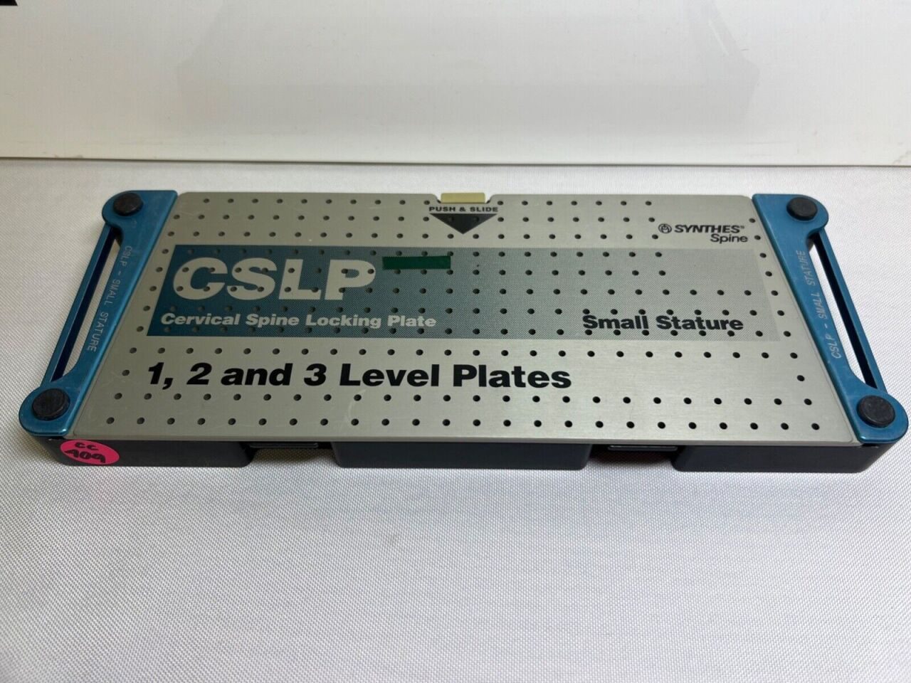 SYNTHES (EMPTY) CSLP Cervical Spine Locking Plate Module 1,2 & 3 Plates Case — photo 3