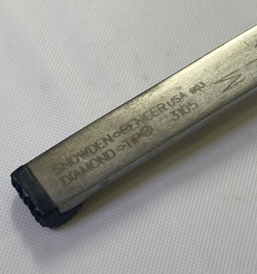 SNOWDEN-PENCER 323105 Glabella Rasp Diamond Tip Med. Down Cutting 8.5" — photo 2