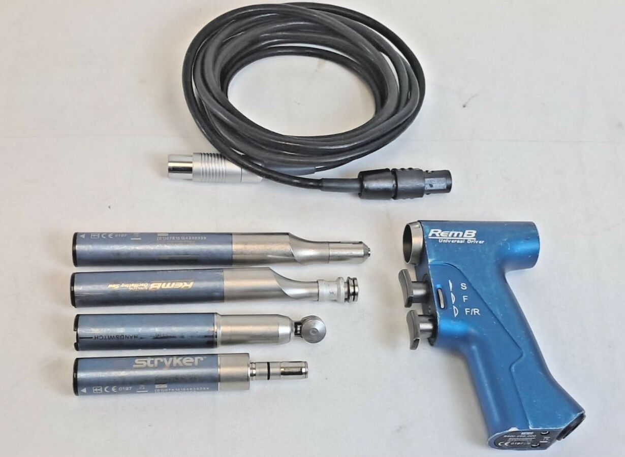 STRYKER 6400 RemB Universal Driver Set w/ Oscillating Sagittal Saw & Cor