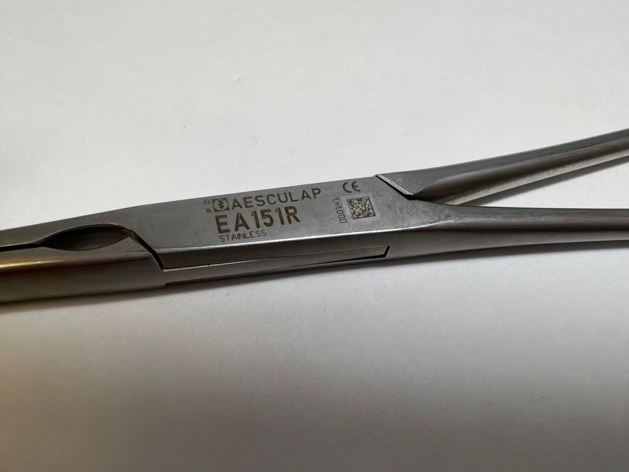 AESCULAP EA151R Kocher Intestinal Grasping Forcep Straight Jaw, 9-3/4" L — photo 4