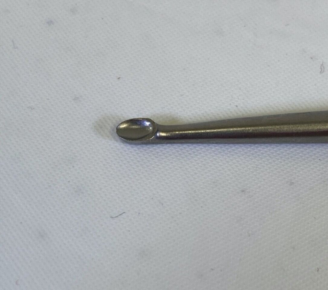 V. MUELLER U-0178 Chroma-Line 10" Size 2/0 Straight Cup Curette Neuro Spine — photo 4