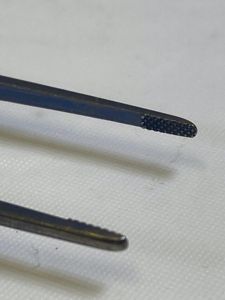 LEIBINGER 64-00116 Titanium 6" Holding Forceps Serrated Jaws Maxillofacial CMF — photo 8