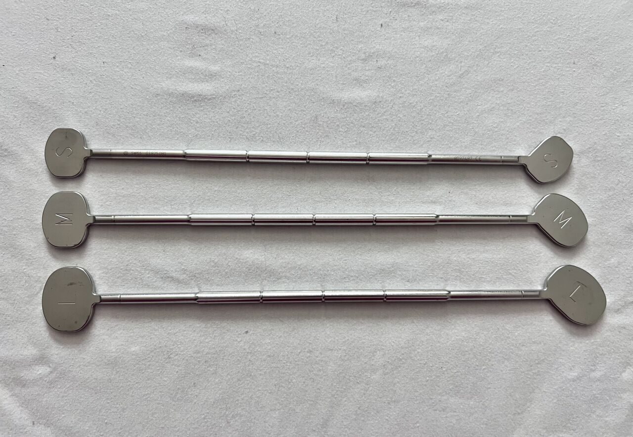 03.825.080 03.825.081 03.825.082 Set Of 3 Spinal Implant Trials Small, Medium, Large