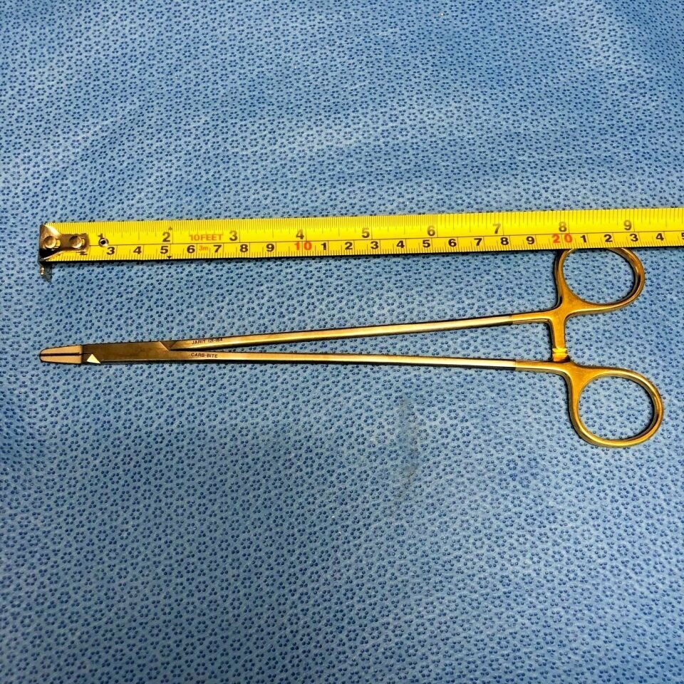 JARIT 121-164 Tungsten 7" Carbide Carb-Bite Needle Holder Orthopedic — photo 5