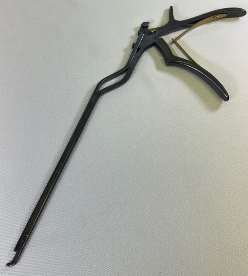 Blackened Bayonet Detachable 4mm x 40deg Up x 11" Kerrison Rongeur Neuro Spine — photo 11