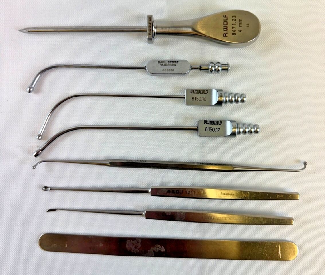R. WOLF Orlus Frontal Endoscopic Sinus Surgery Set of 9 FESS Instruments — photo 1