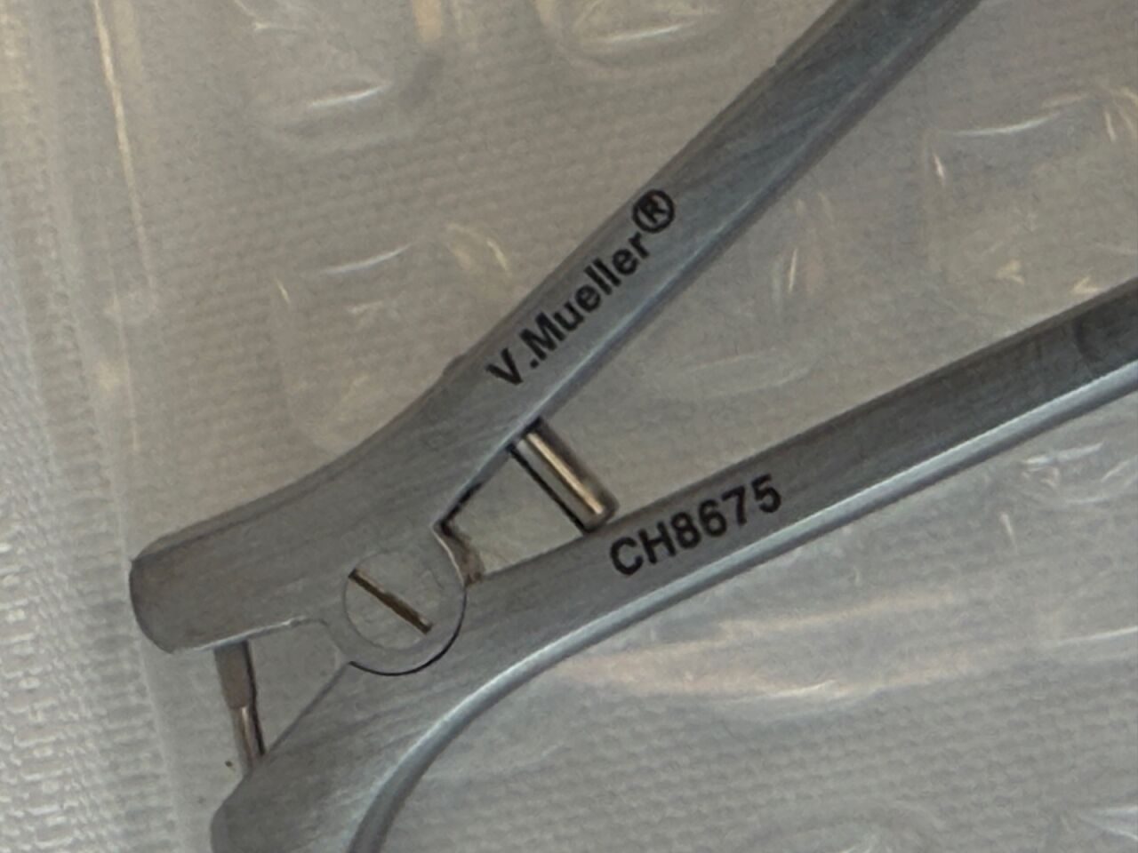 V. MUELLER CH8675 Leather Karmody In-Situ Valve Scissors Alligator Blunt Blades — photo 4
