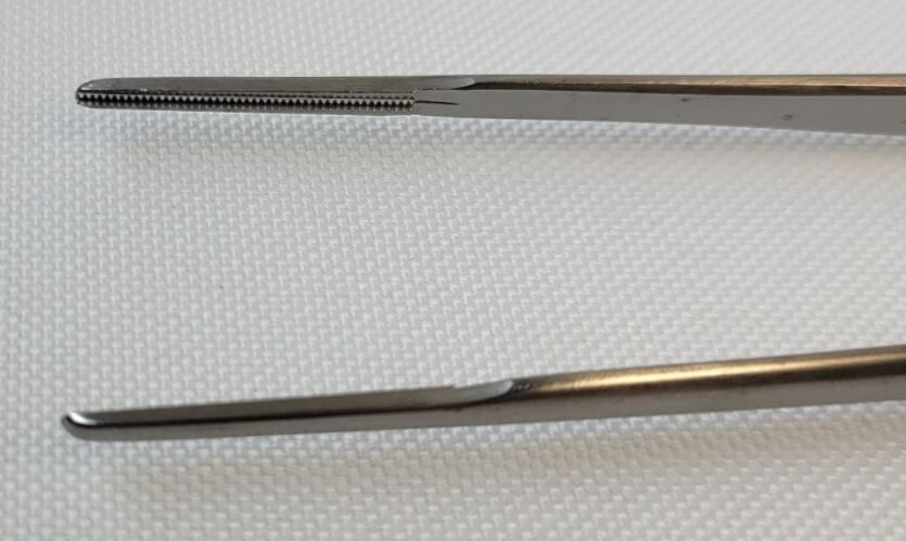 SYMMETRY SURGICAL 37-1001 DeBakey Tissue Forceps Serrated Tips 7-3/4" — photo 2