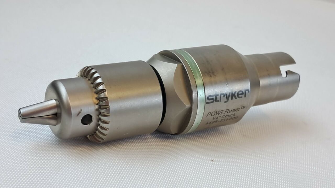 STRYKER 4405-231-000 1/4"  POWEReam Jacobs Chuck Surgical Attachment