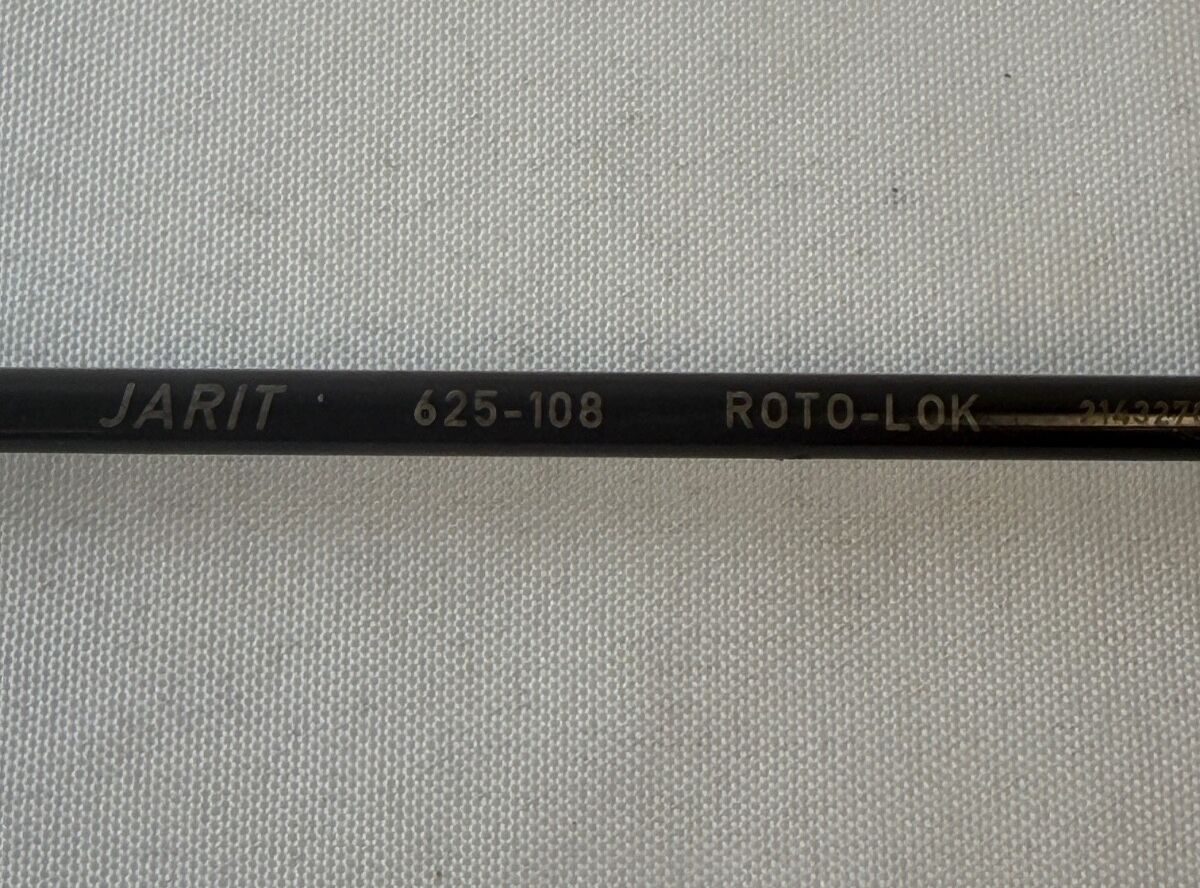 JARIT 625-108 Roto-Lok Dual-Cup Laparoscopic Grasper w/ Ratchet 5mm x 34cm — photo 2