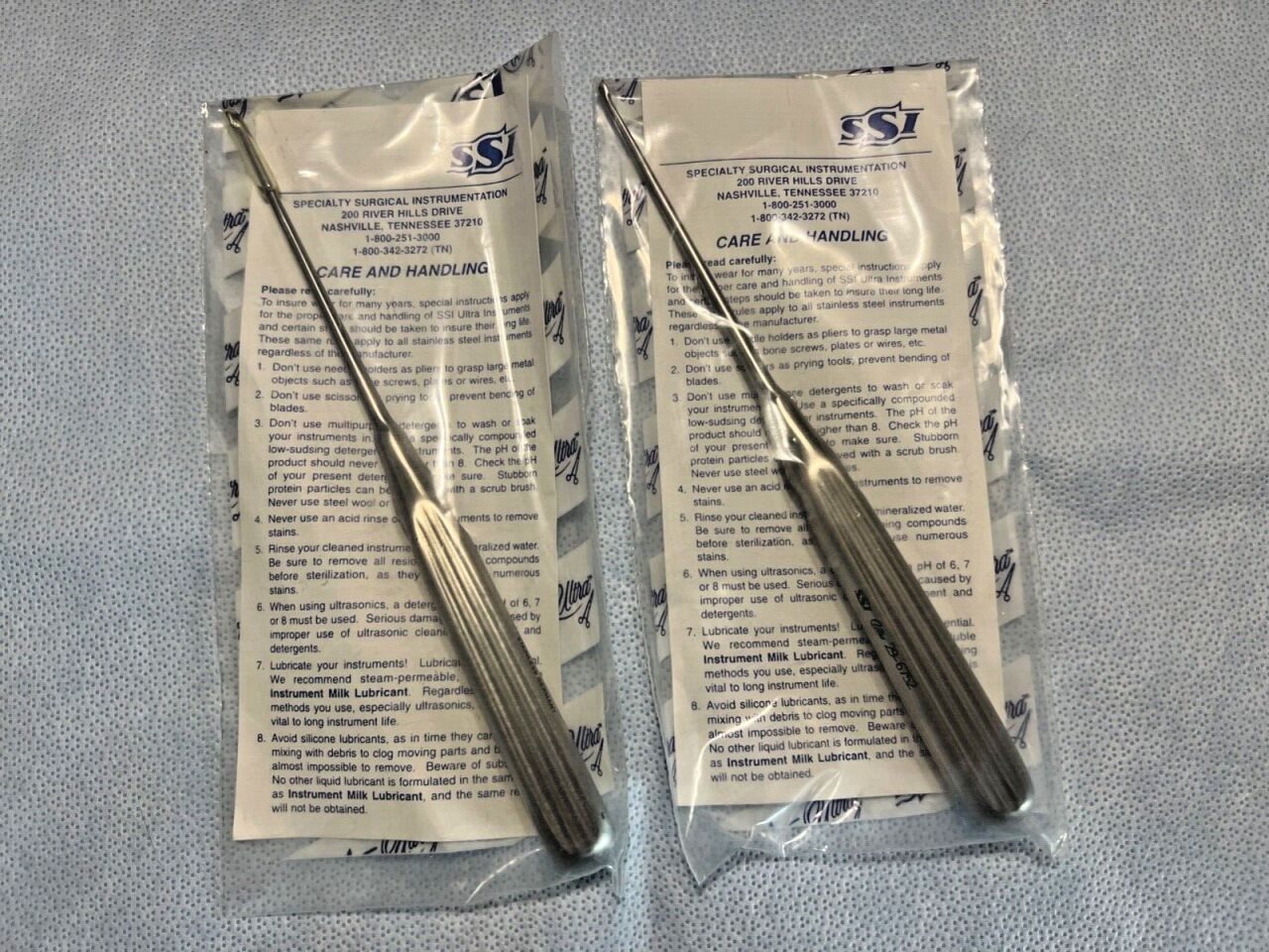 SSI ULTRA SYMMETRY 29-6752 8" Lempert Curettes
