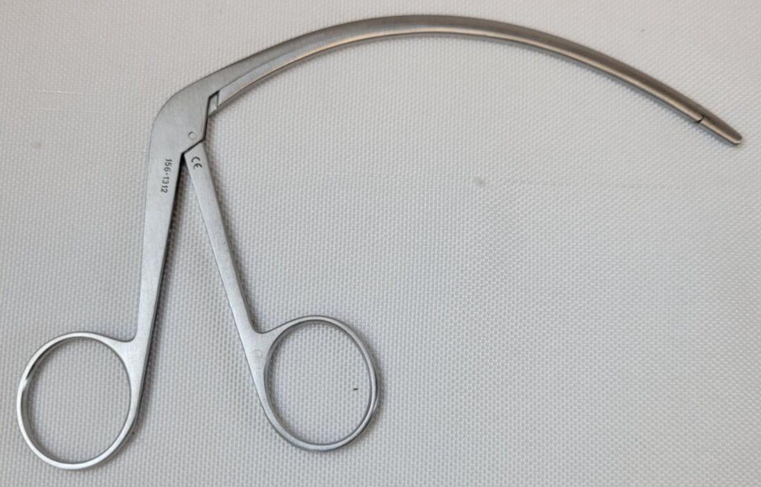 JARIT 270-185 Carroll Tendon Retriever Curved Shaft Serrated Jaws — photo 6