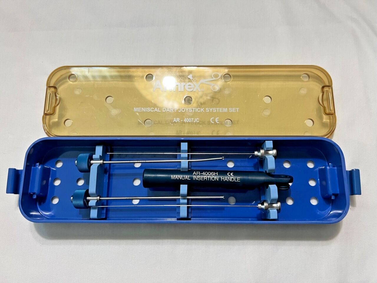 ARTHREX AR-4006H Meniscal Dart Joystick Handle Instrumentation Set w/ Case