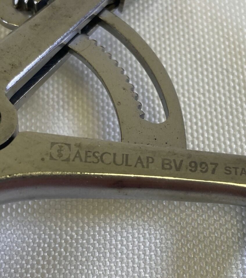 AESCULAP BV997R Angled Gelpi Retractor 70deg 1" Angled Shanks 175mm — photo 2