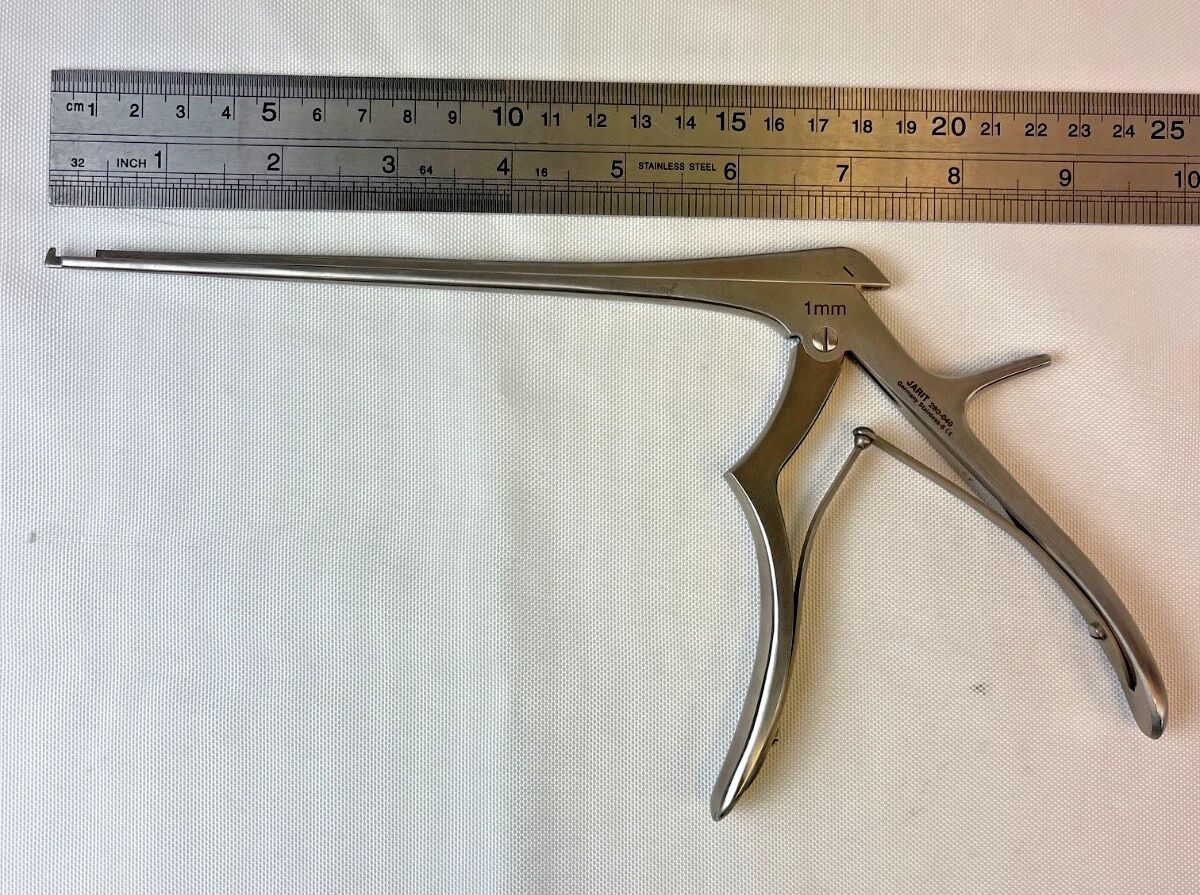 JARIT 280-040 Micro Kerrison Rongeur 1mm x 90deg Up x 7" 8mm Jaw Opening — photo 6