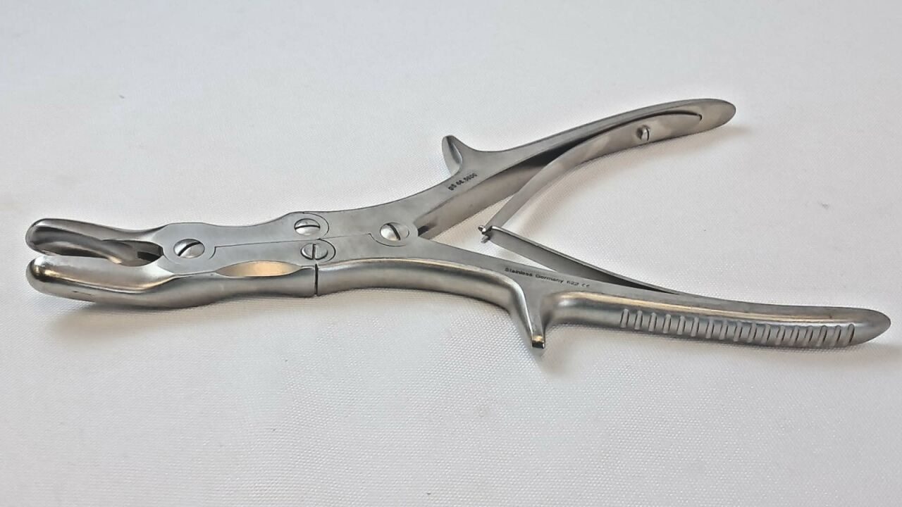 GSOURCE gS 66.5600 Stille-Luer Rongeur 8.5" Curved 10mm Double Action — photo 2