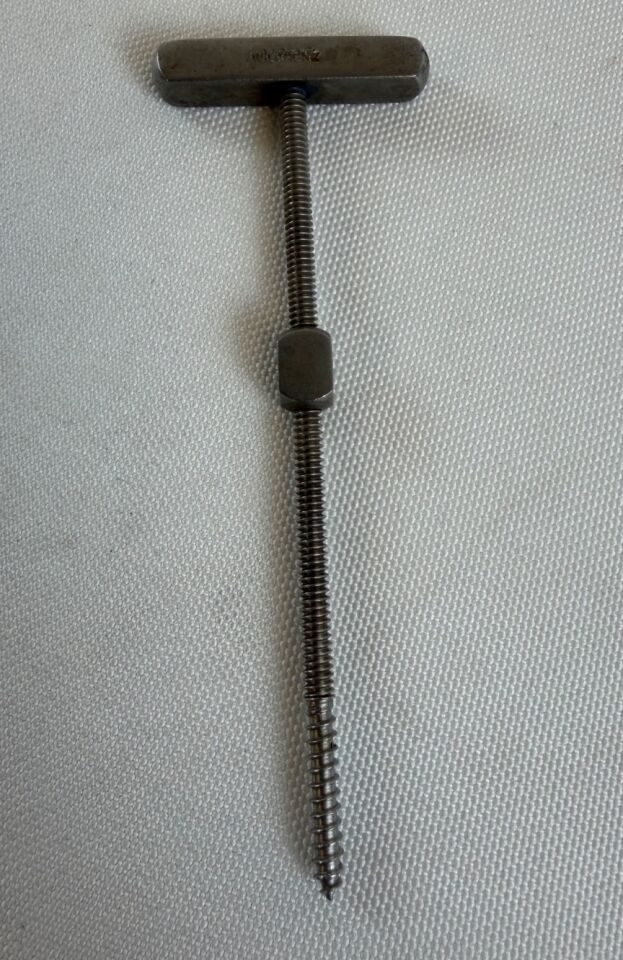 W. LORENZ Carroll Girard Screw T-Bar Maxillofacial Orthopedic Instrument