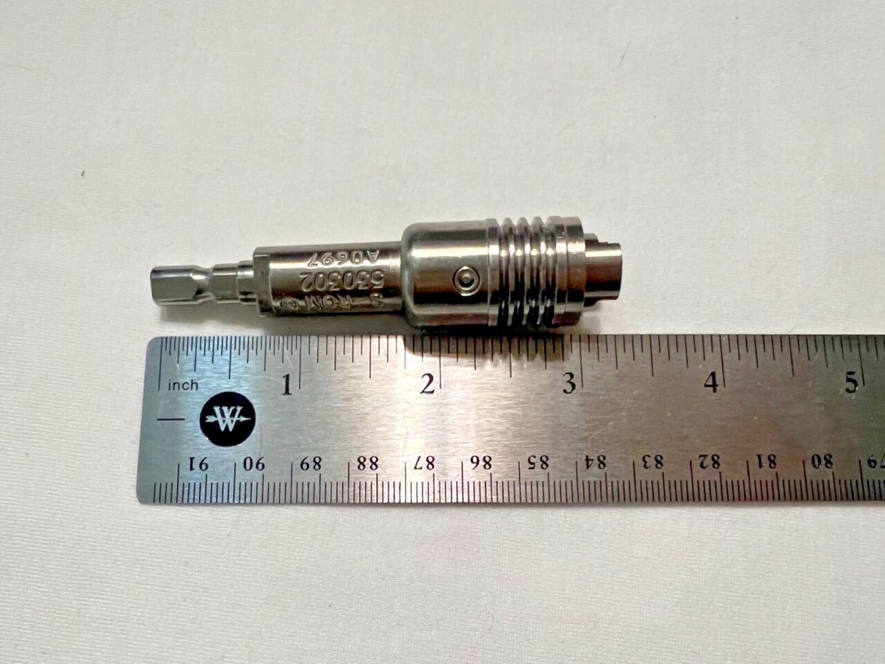 AESCULAP MF279R Cervical-Long Bayonet Curette Size 000 Forward Angle 9-1/2" L — photo 4