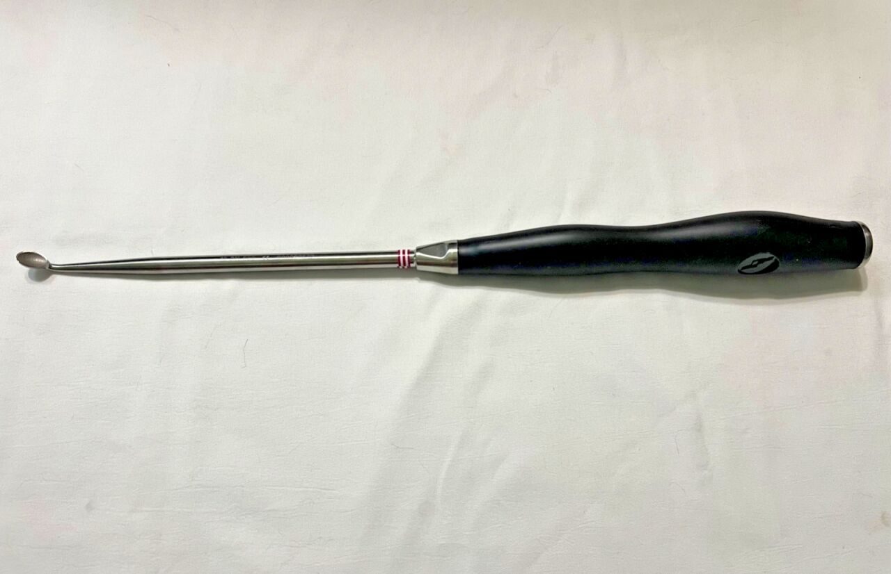 10-211-00 Up Angled Lumbar Cup Curette #6 17-1/2" Length Neurology — photo 1
