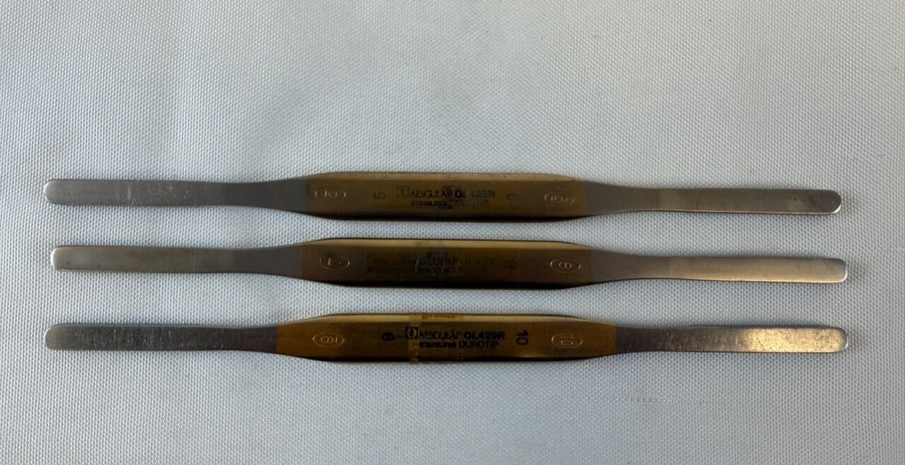 AESCULAP OL425 OL427 OL429 Durogrip TC Fomon Rasps Sizes 5-10