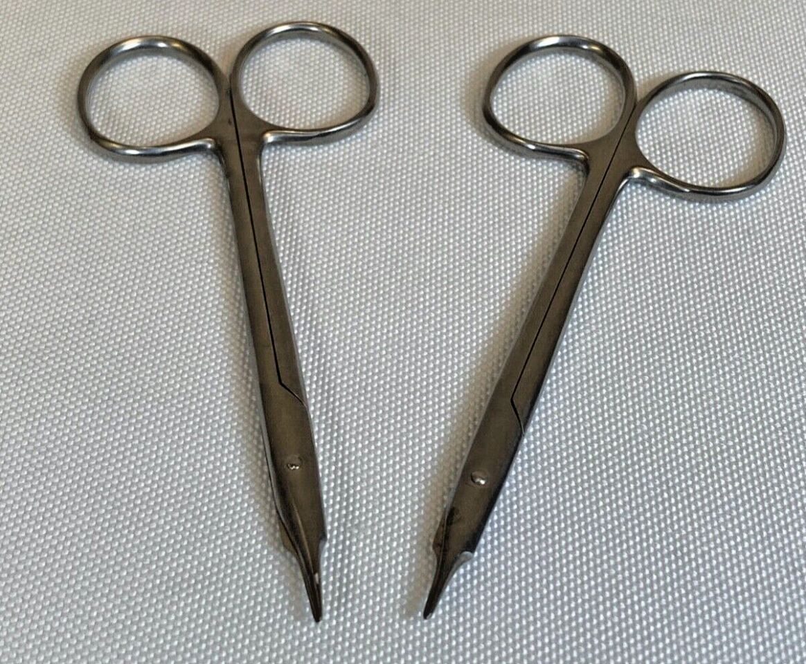 MILTEX 5-330 Tenotomy Scissors 4" Sharp Straight Blades Pair of — photo 6