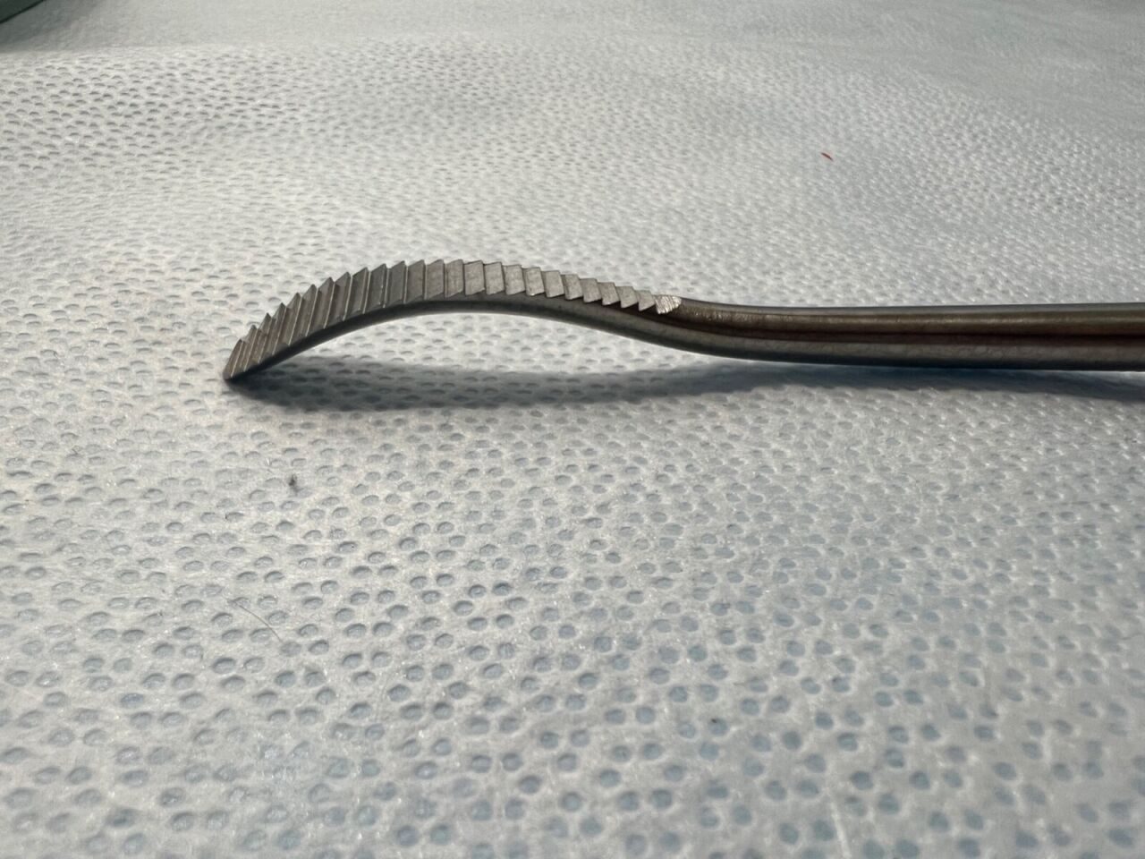 AESCULAP OL411R 9mm Tip X 8-3/4" Length ENT Aufricht Down-Cut Rasp ENT — photo 2