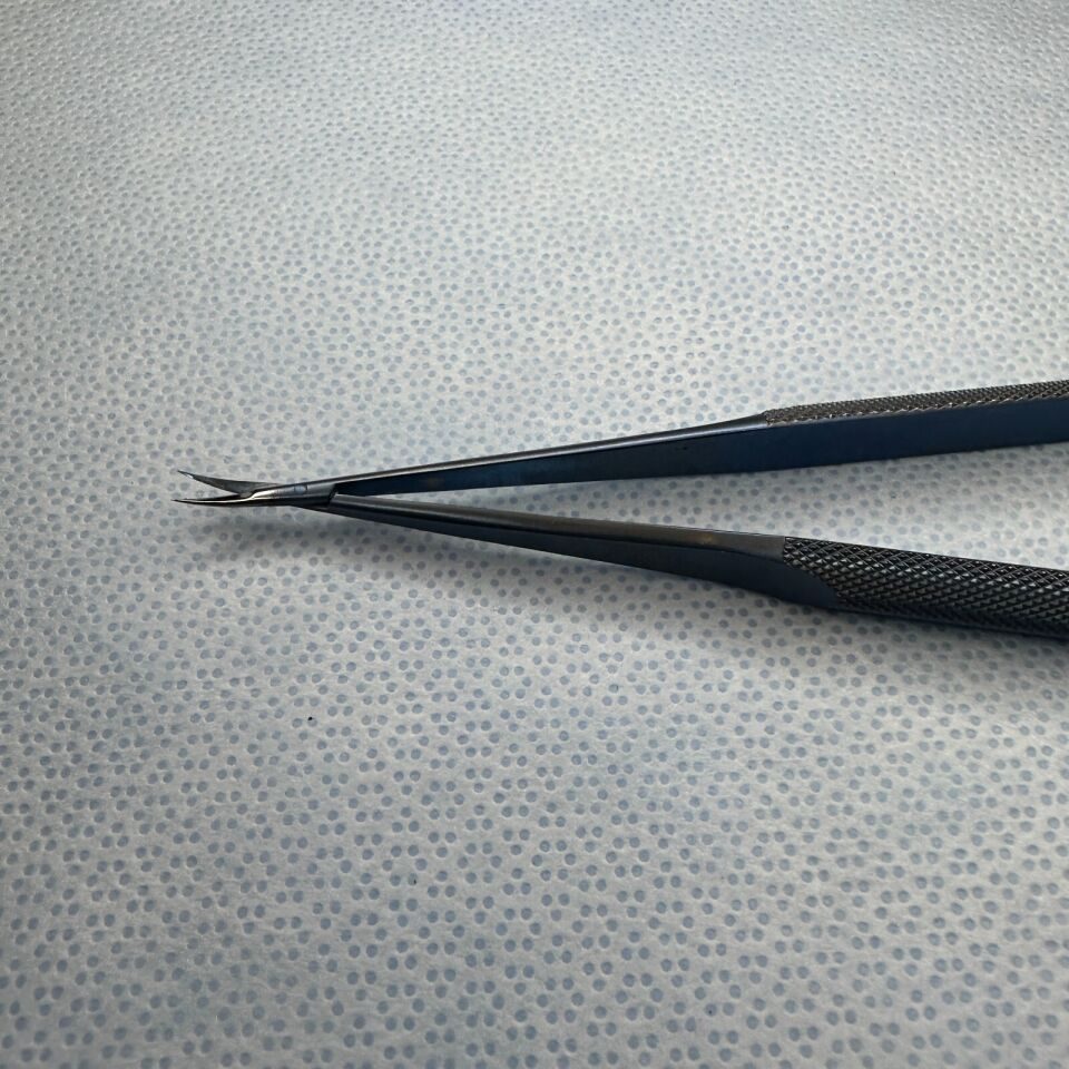 SYMMETRY SURGICAL 80-1721 Rhoton Scissors Curved Tip Neuro — photo 2