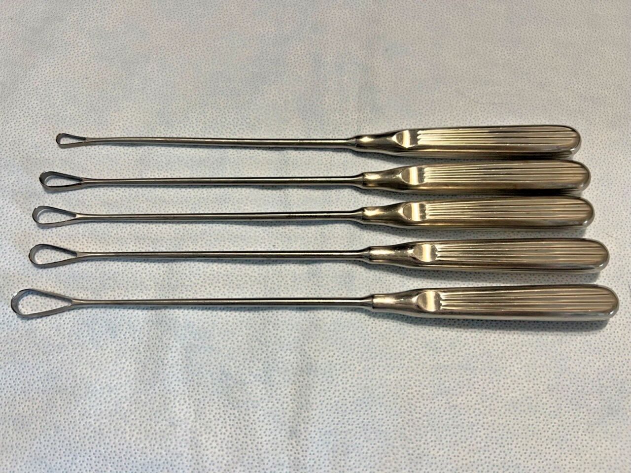 JARIT Sims 11" Sizes 0, 2, 3, 4, 5, 6 Uterine Curette Set