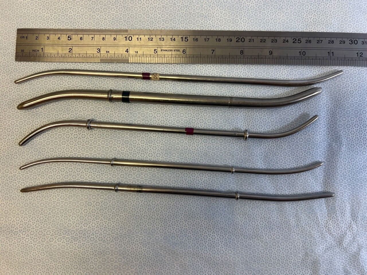 V. MUELLER 6/10 7/19 11/12 19/20 Lot of 5 Uterine Dilators — photo 3