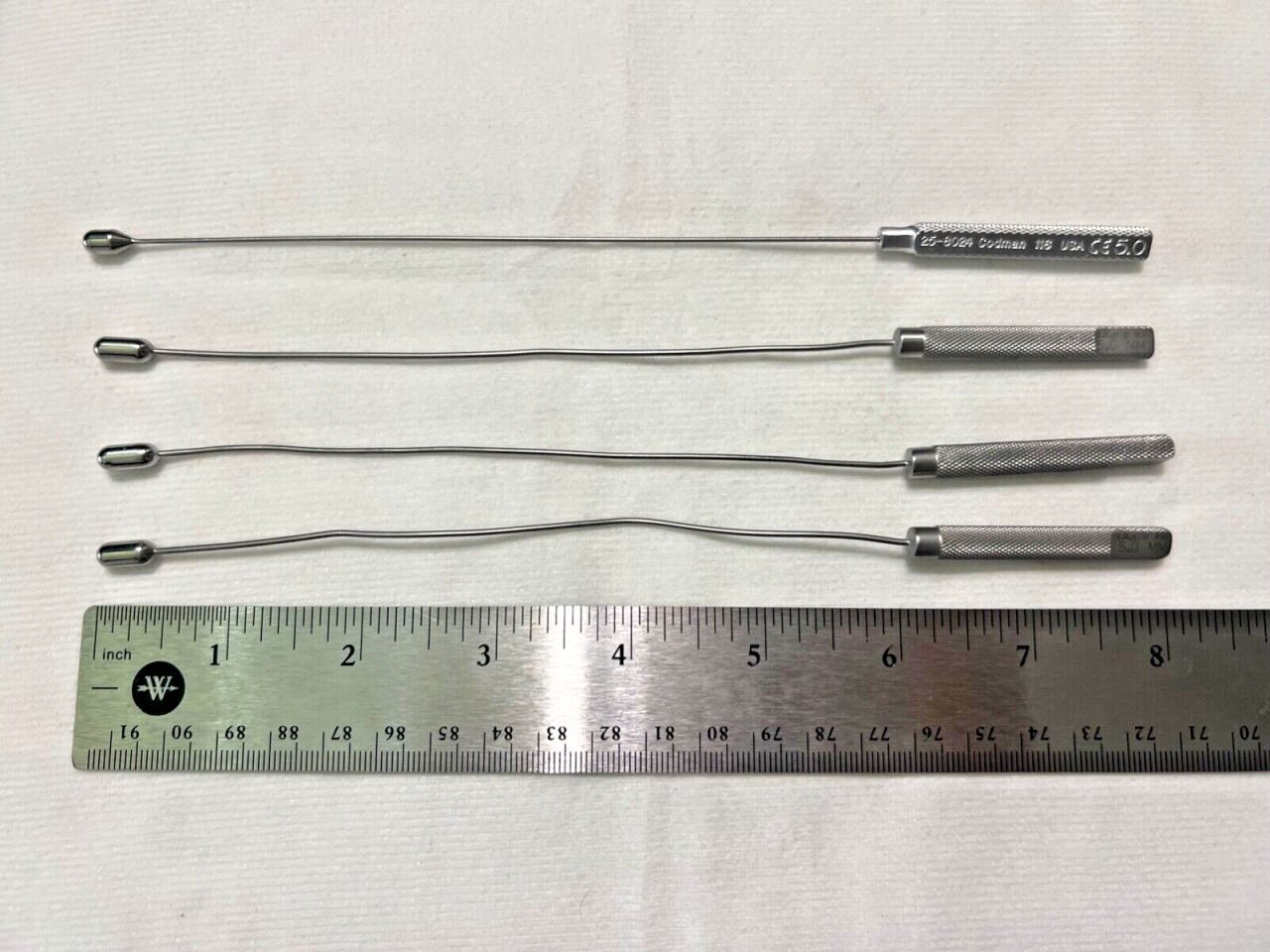 CODMAN 5.0mm DeBakey Vascular Dilators 8" Set of 4 DeBakey Vascular Dilators 5.0mm — photo 4
