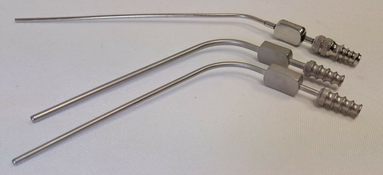 V. MUELLER REF NL1900-9, NL1900-11 & STORZ N1364 Frazier Suction Tube - Lot of 3 — photo 1
